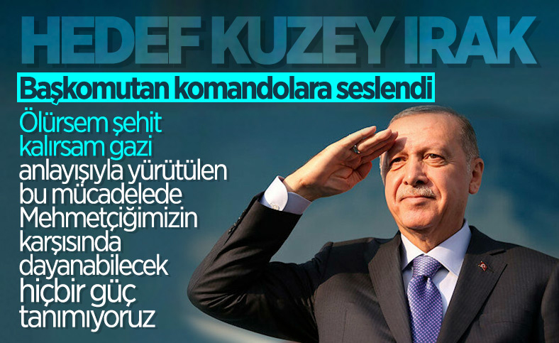 Cumhurbaşkanı Erdoğan: Amaç, güney sınırındaki terör varlığını ortadan kaldırmak