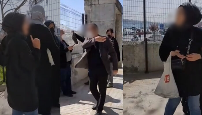 Üsküdar’da kadınlar camiye giremez kavgası
