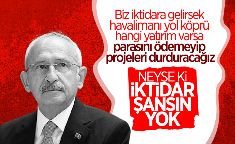 Kemal Kılıçdaroğlu’ndan Kanal İstanbul tehdidi
