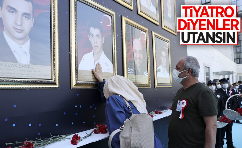 Darbecilerin vurduğu Ankara İl Emniyet Müdürlüğü’nde tören