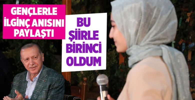 Cumhurbaşkanı Erdoğan, Kahramanmaraş’ta gençlerle şiir gecesinde buluştu