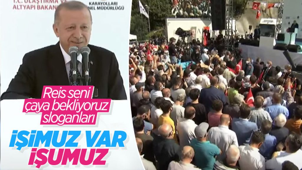 Cumhurbaşkanı Erdoğan’dan çay teklifine yanıt: İşumuz var