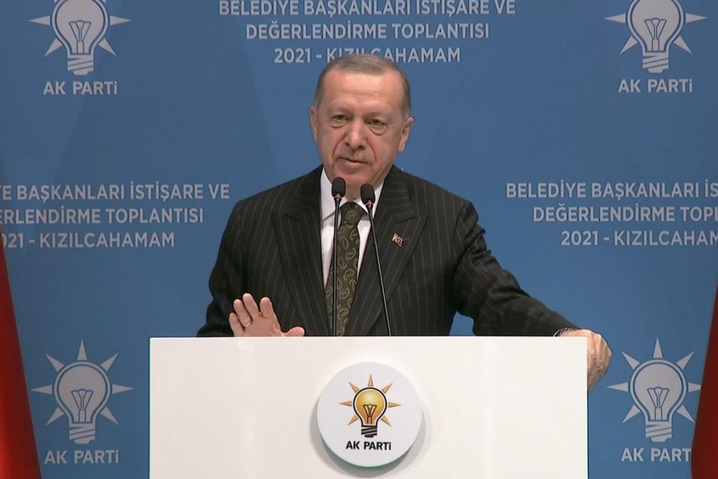 Cumhurbaşkanı Erdoğan, belediye başkanlarına seslendi