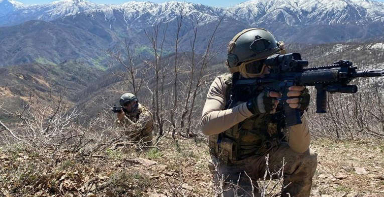 Irak ve Suriye’nin kuzeyinde 3 terörist etkisiz hale getirildi