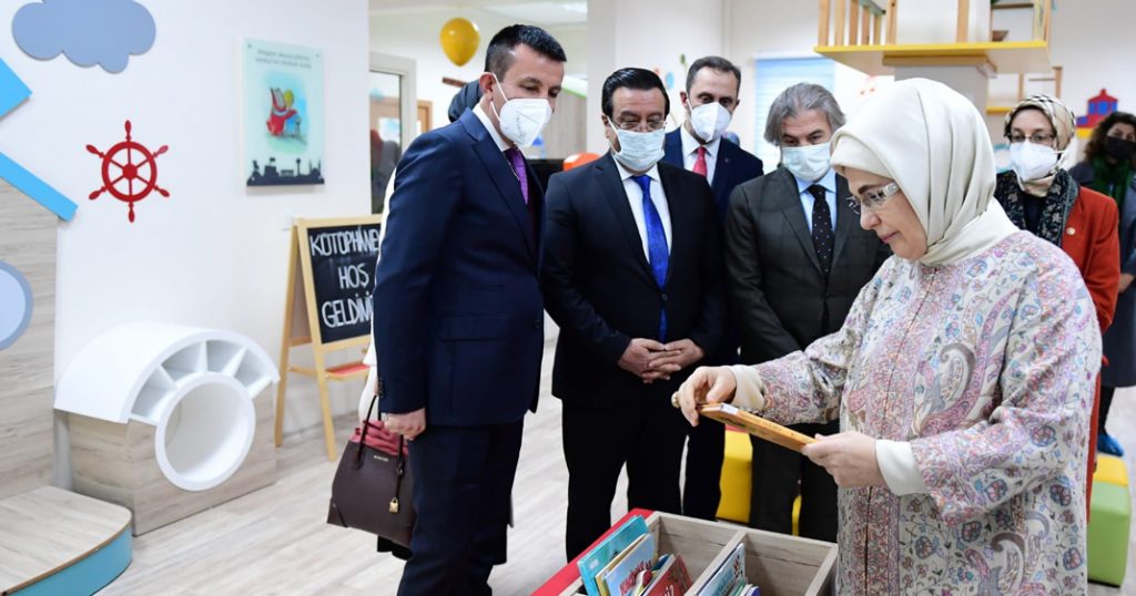 Emine Erdoğan, Altındağ Bebek Kütüphanesi’nin açılışını yaptı