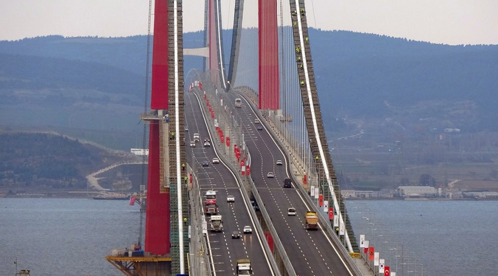 Simgelerin köprüsü 1915 Çanakkale Köprüsü’nde araç geçişleri başladı