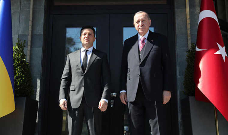 Cumhurbaşkanı Erdoğan, Ukrayna Devlet Başkanı Zelenski ile görüştü