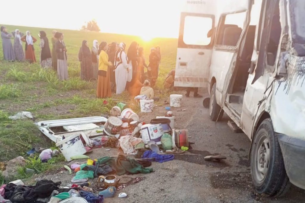 Mardin’de tarım işçilerini taşıyan araç kaza yaptı: 2 ölü, 17 yaralı