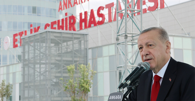 Cumhurbaşkanı Erdoğan Etlik Şehir Hastanesi açılısında konuştu