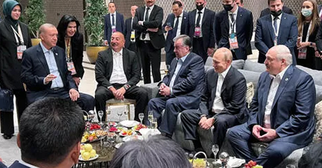 Cumhurbaşkanı Erdoğan liderlerle buluştu! Zirve öncesi dikkat çeken kare