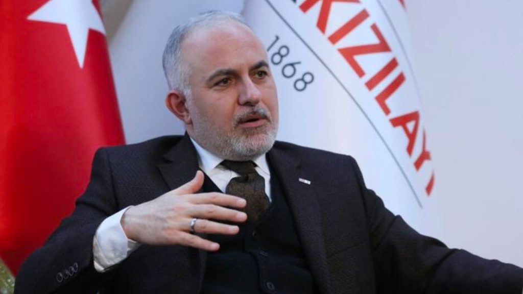 Kızılay Başkanı: Büyütülecek bir hadise değil, Ahbab çadırı bizden almasa başkasından alacaktı