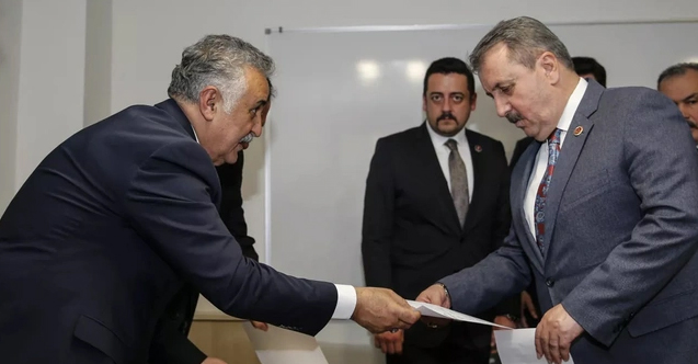 Milletvekili aday adaylığı başvurusu yapan Destici’den PKK ve altılı masaya tepki