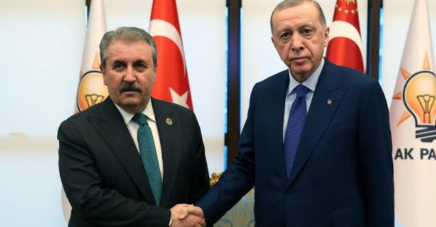 Cumhurbaşkanı Erdoğan, BBP lideri Mustafa Destici ile görüştü