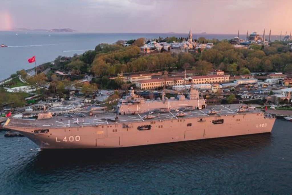 TCG Anadolu gemisini İstanbul’da 36 günde toplam 221 bin 622 kişi ziyaret etti