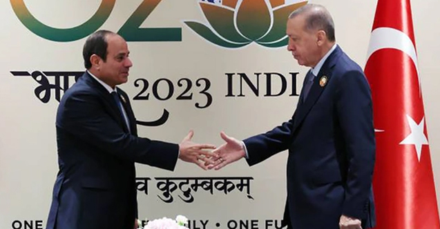 Cumhurbaşkanı Erdoğan, Mısır Cumhurbaşkanı Abdulfettah es-Sisi ile görüştü