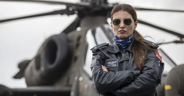 Türkiye’nin ilk kadın taarruz helikopter pilotu, Diyarbakır semalarında uçtu