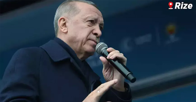 Cumhurbaşkanı Erdoğan’dan Rize’de önemli açıklamalar