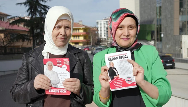 Anne ve kızının muhtarlık yarışı: Birbirine rakip oldular