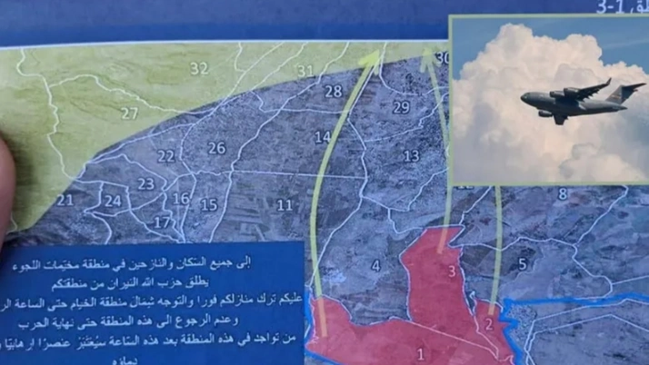 İsrail’den kan donduran broşür! Saat 16.00’ya kadar…